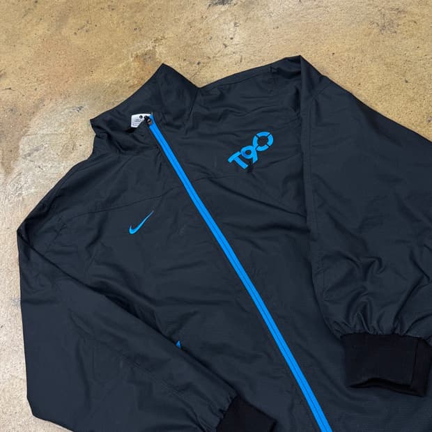 [정품/L] 나이키 T90 블랙 바람막이 자켓 b10