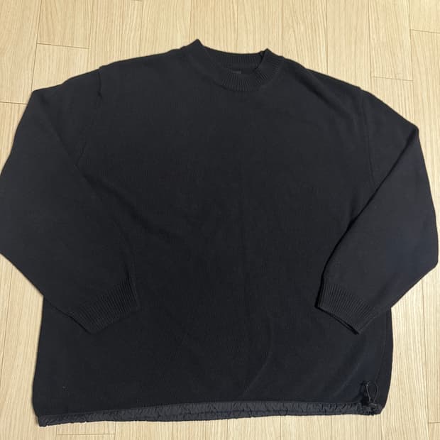 모이프 니트 [AW22]FN CREWNECK KNIT / BLACK