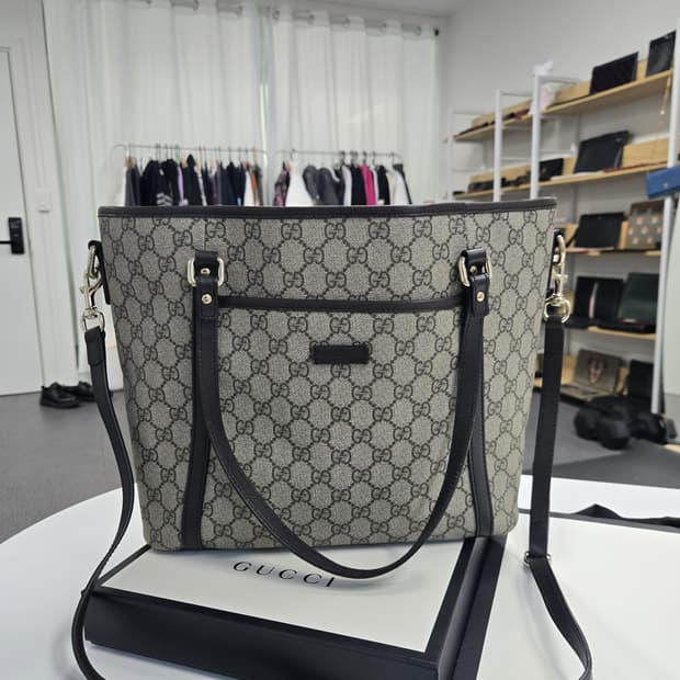 [A급컨디션]구찌 시그니처 토트 숄더백