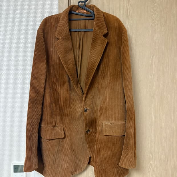 오라리 빈티지 코듀로이 블레이저