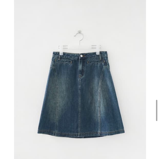 애프터먼데이 워싱 데님 스커트