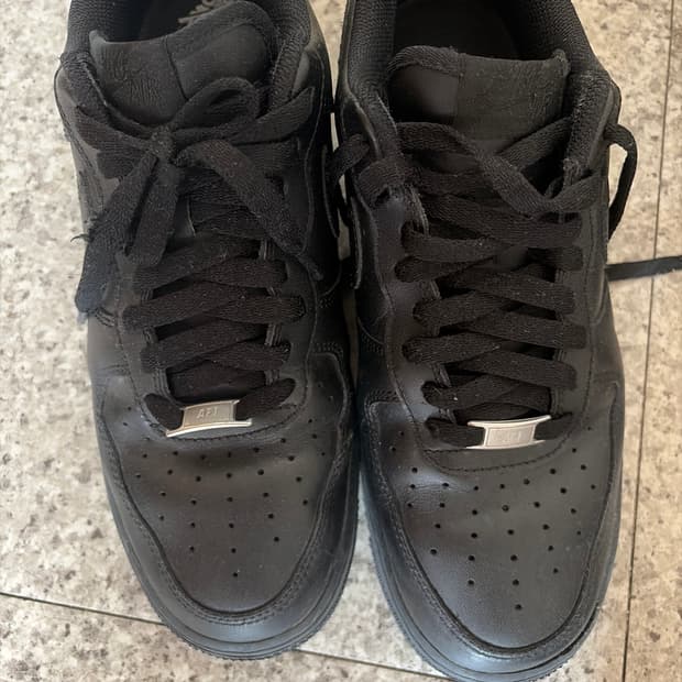 나이키 에어포스 검정 판매