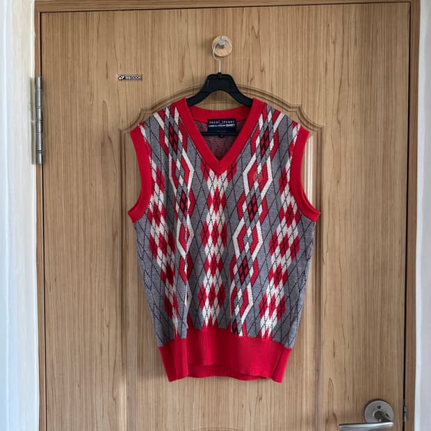 꼼데가르송 프레드페리 아가일 니트베스트