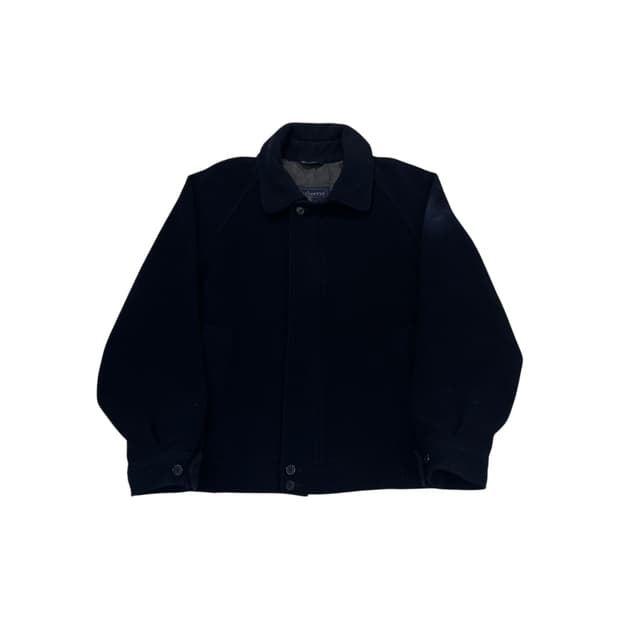 100 버버리 90s 울 블루종 자켓