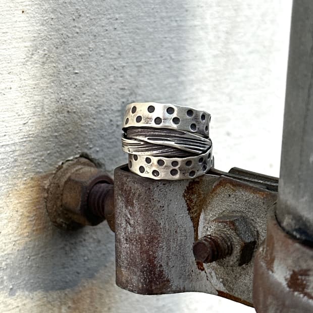 Tribal Ripple Karensilver Ring 