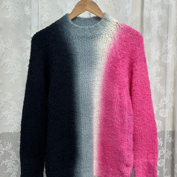 ) 사카이 SACAI 23AW 타이다이 이펙트 울 니트