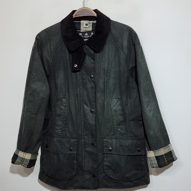 (M) 바버 비드넬 왁스자켓 세이지 왁싱점퍼 영국판 