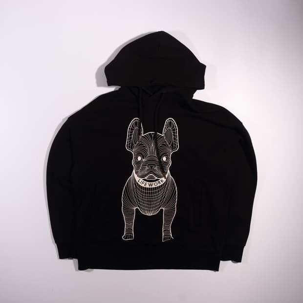 LIFEWORK 프린팅 후드티 B704