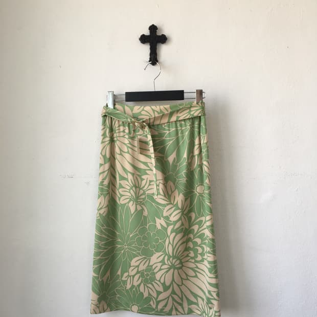 Tied full printing mdii skirt