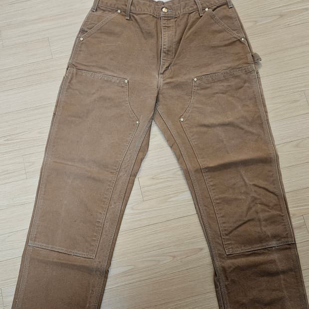 칼하트 더블니 브라운 36x32(실측참조)