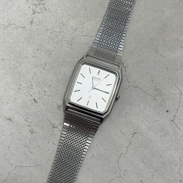 80s 빈티지 세이코 탱크 쿼츠