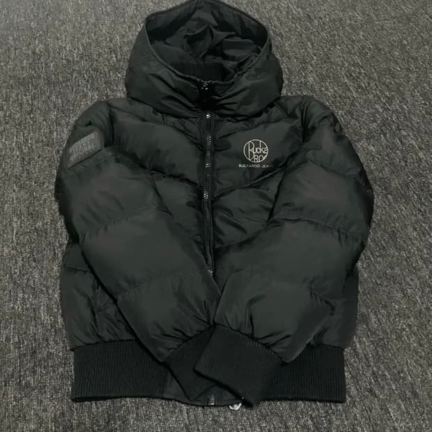 버커루 푸퍼 후드 패딩 덕다운 자켓