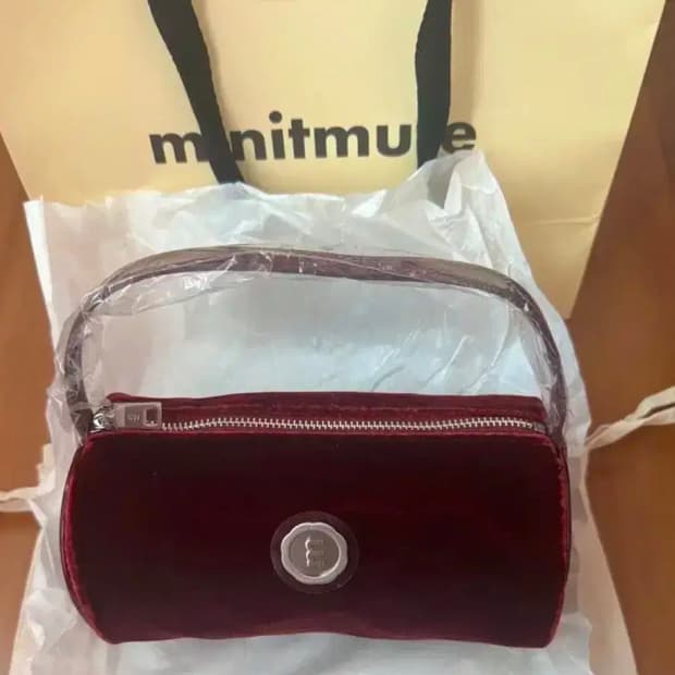 (+손거울)미닛뮤트 클로써클 와인 새상품