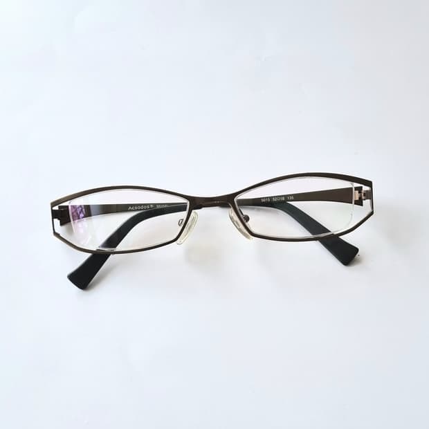 데드스탁 긱시크 유니크 헥사곤 메탈 안경테  1505