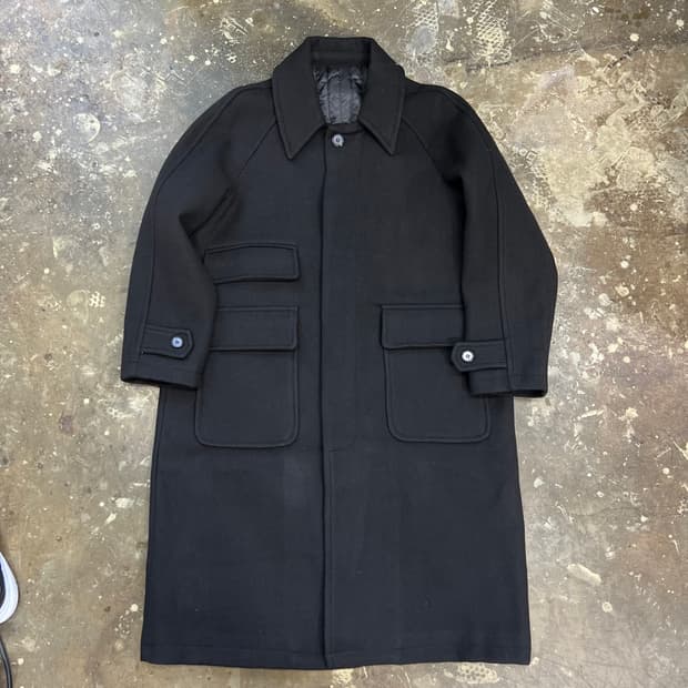 M) 라퍼지스토어 모직 발마칸코트