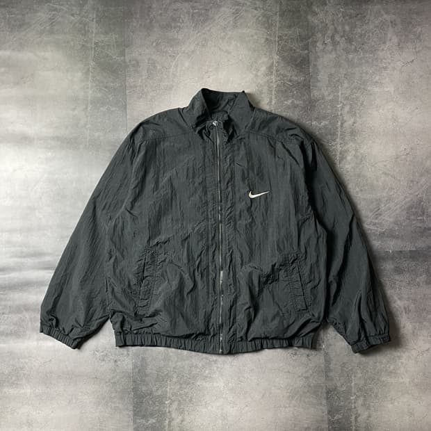 NIKE 1990s 나이키 빈티지 블랙 윈드브레이커 A00389