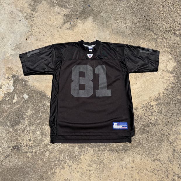 리복 NFL 오클랜드 레이더스 빈티지 유니폼 져지 L