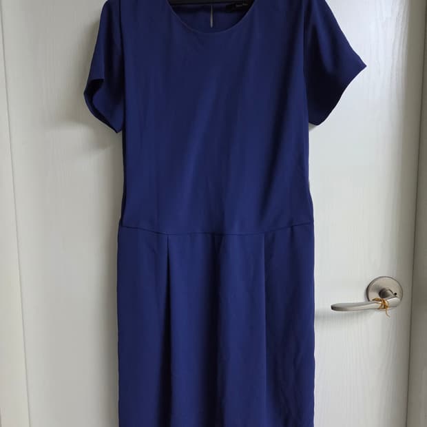 하객룩 아이잗 네이비 원피스  