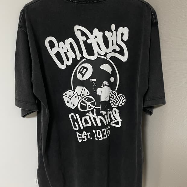 BEN DAVIS 벤데이비스 피그먼트 워싱 오버핏 반팔 티셔츠(새상품)