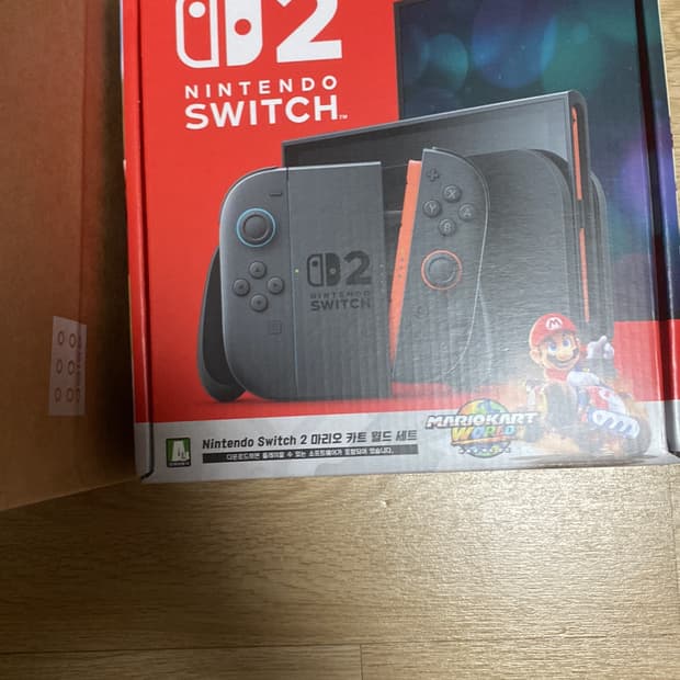 닌텐도스위치2 마리오카트월드 동봉 미개봉 팝니다