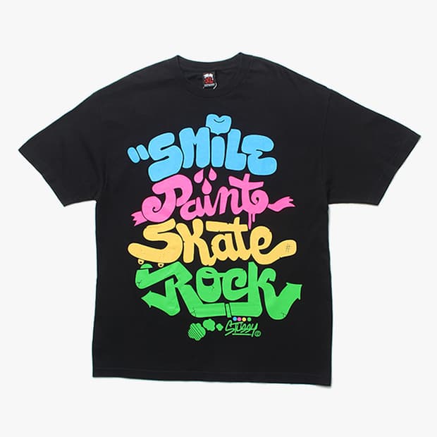  STUSSY "Black T-Shirts"