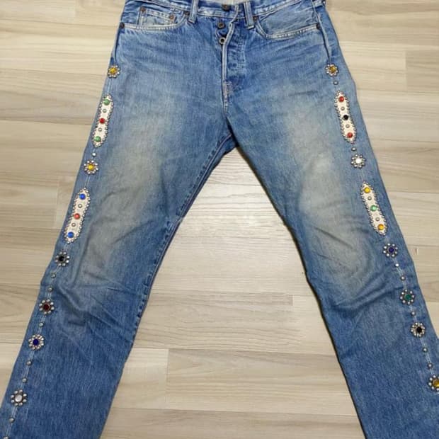 Kapital 캐피탈 잼스톤 데님 청바지