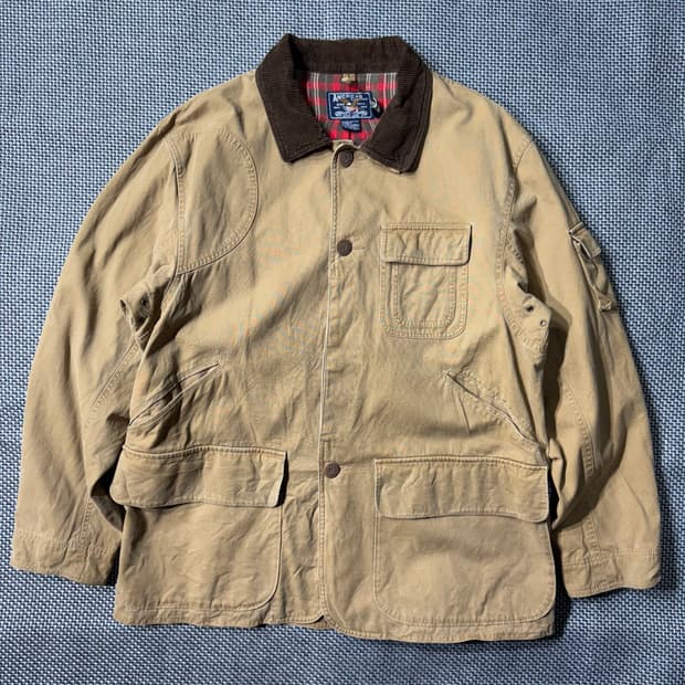 빈티지 워크 자켓 브라운 ( XL/OLD-7963 )