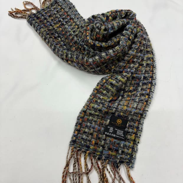 메트로시티 트위드 울 머플러 목도리