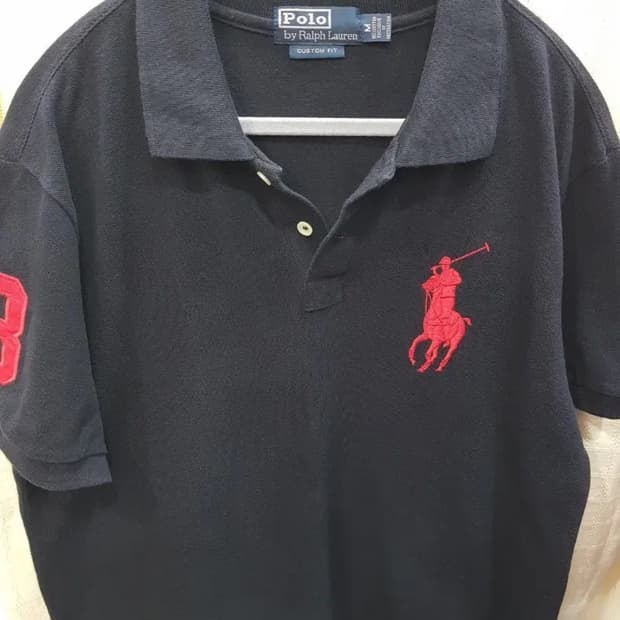 폴로 랄프로렌 빅포니 블랙 카라티 M