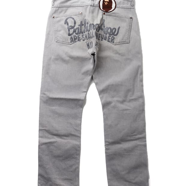 A BATHING APE Champion Denim Pants