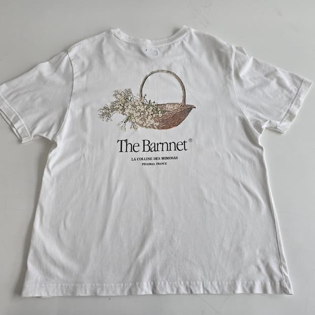 더바넷 Flower Basket T-Shirt_White S