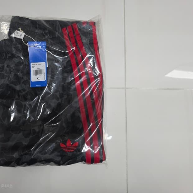 [XL] 아디다스 x 베이프 파이어버드 트랙 팬츠 블랙 - KR 사이즈