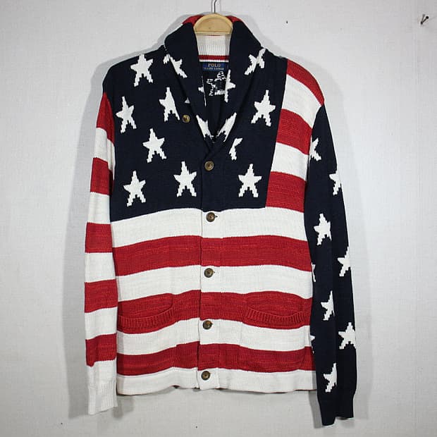 Polo Ralph Lauren 폴로성조기 니트가디건L
