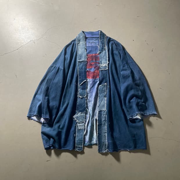 KZ ATELIER One-off Denim Haori Cardigan