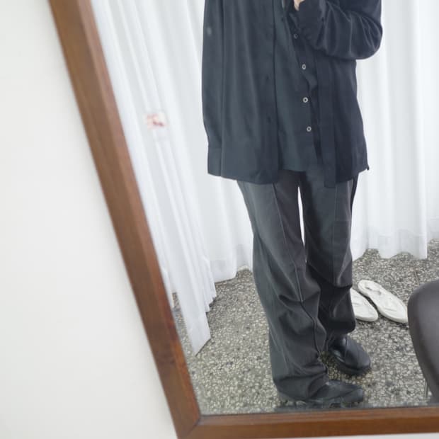 Kiko kostadinov lindahl trousers 38
