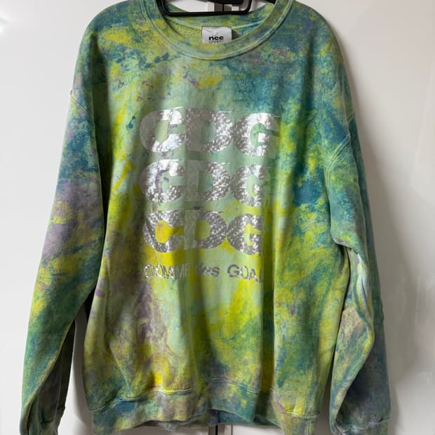 nss sports 꼼데 패러디 맨투맨 타이다이