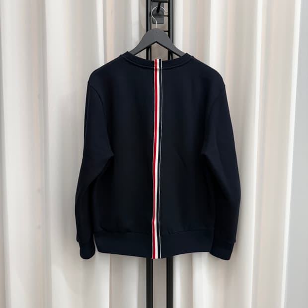 [2] 톰브라운 백삼선 맨투맨 네이비