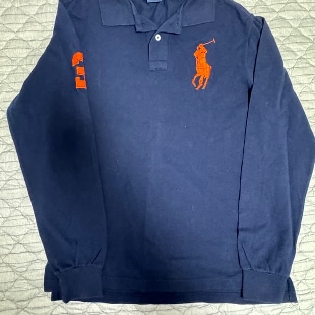 폴로 랄프로렌 네이비 빅포니 긴팔 티셔츠