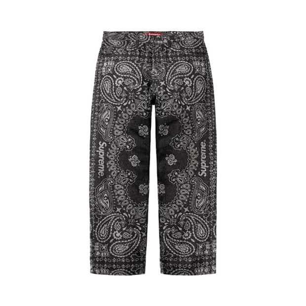 [30] 슈프림 SS25 반다나 데님 팬츠 새상품
