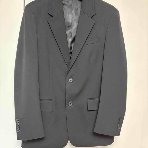 무신사 스탠다드 오버사이즈 블레이저 블랙 L