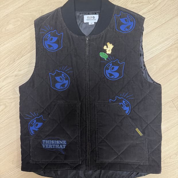 디스이즈네버댓 펠릭스 코듀로이 조끼 M