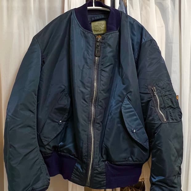 [USA] 알파 인더스트리 MA-1 항공점퍼 (L / navy)