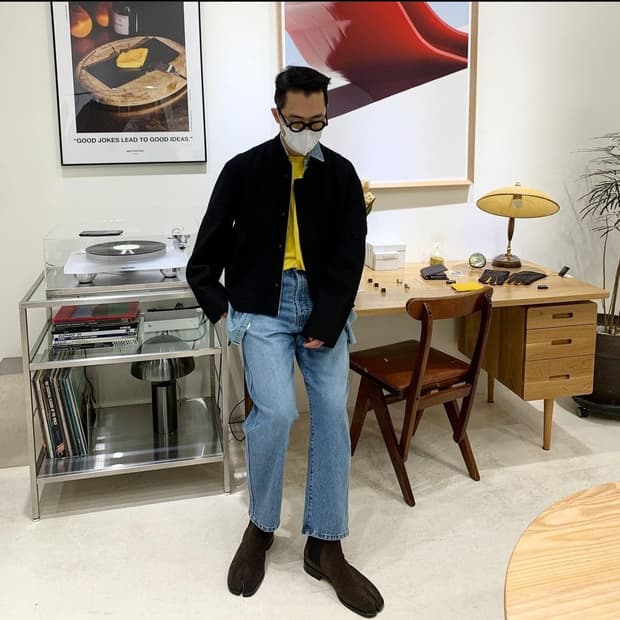 이얼즈어고 플로리스 라이트 인디고 연청 데님 02-2 M 사이즈