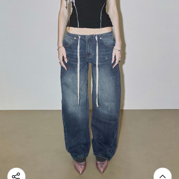 스컬프터 Everyday Lowrise Denim Mid Blue