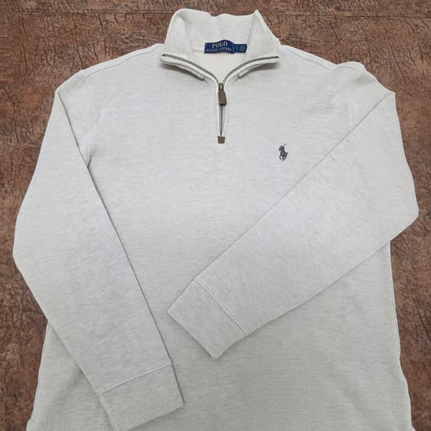 폴로랄프로렌 반집업 니트 S