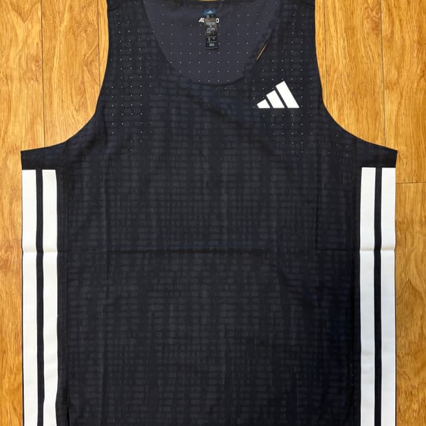 아디다스 아디제로 싱글렛 M 새상품 블랙
