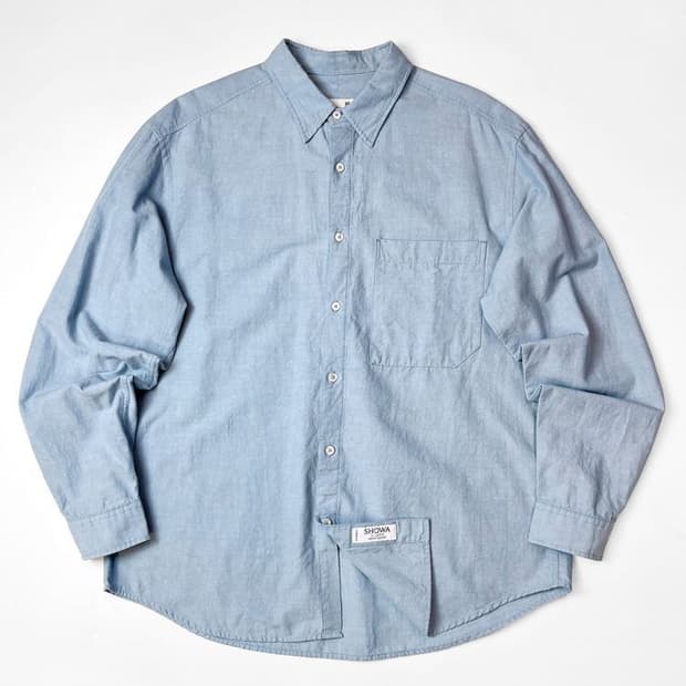 홀리선 HORLISUN 24ss 솔리드 포켓 셔츠 PN4989