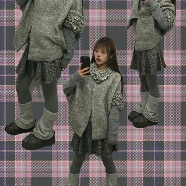 단 하루 ! EVENT 프릴 케이프 대장 코디 