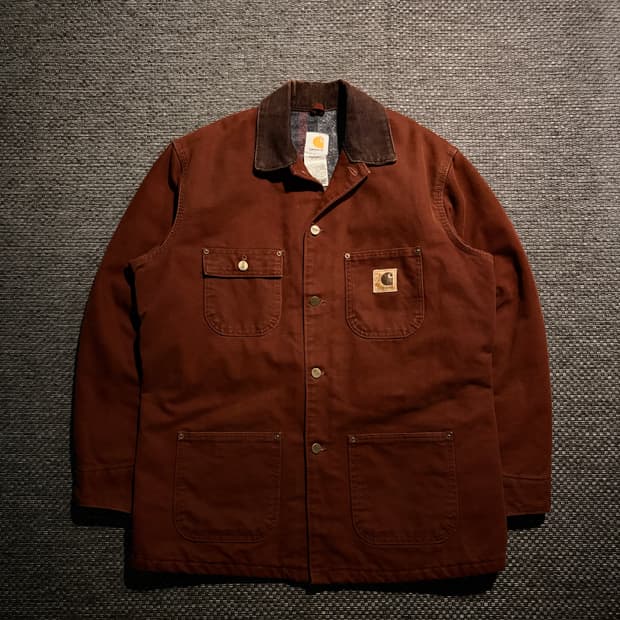 칼하트 초어자켓 C03 CLY M/R USA🇺🇸