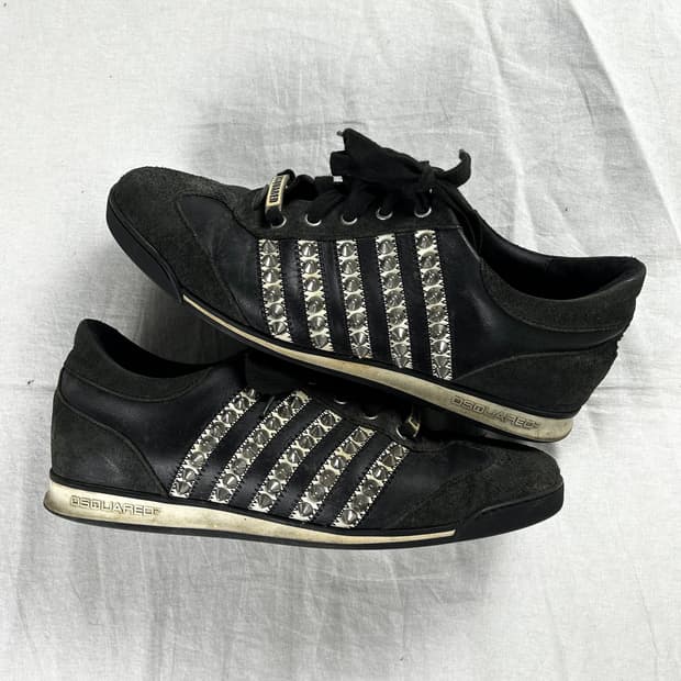 Dsquared2 스터드 로우 스니커즈